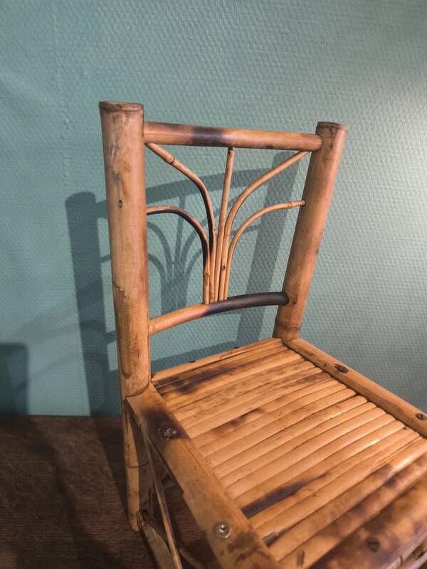Small bamboo chair