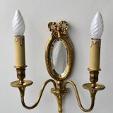 Louis XVI Wall Lamp Mirror Lucien Gau