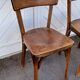 Pair of Baumann bistro chairs