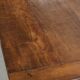 Antique French cherry wood dining table from the 19th century