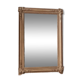 Antique rectangular mirror with moldings 103 x 68