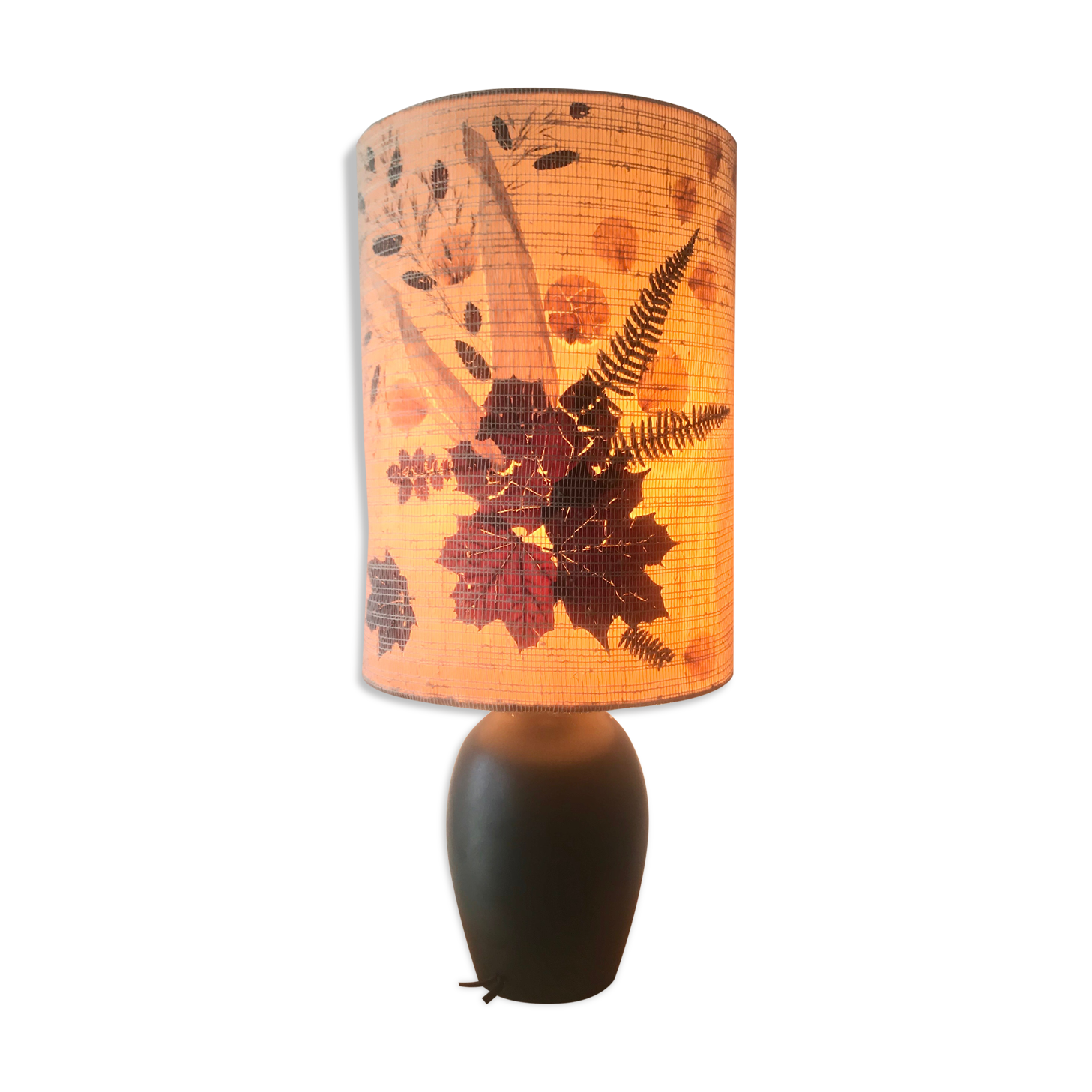 70s sandstone lamp