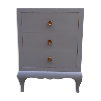 Wooden bedside table
