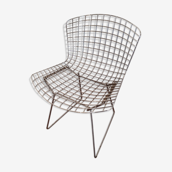 Chaise "wire" Harry Bertoia ed. Knoll chromée