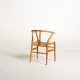 Set of four CH24 “Wishbone Chairs” by Hans J. Wegner, design 1950