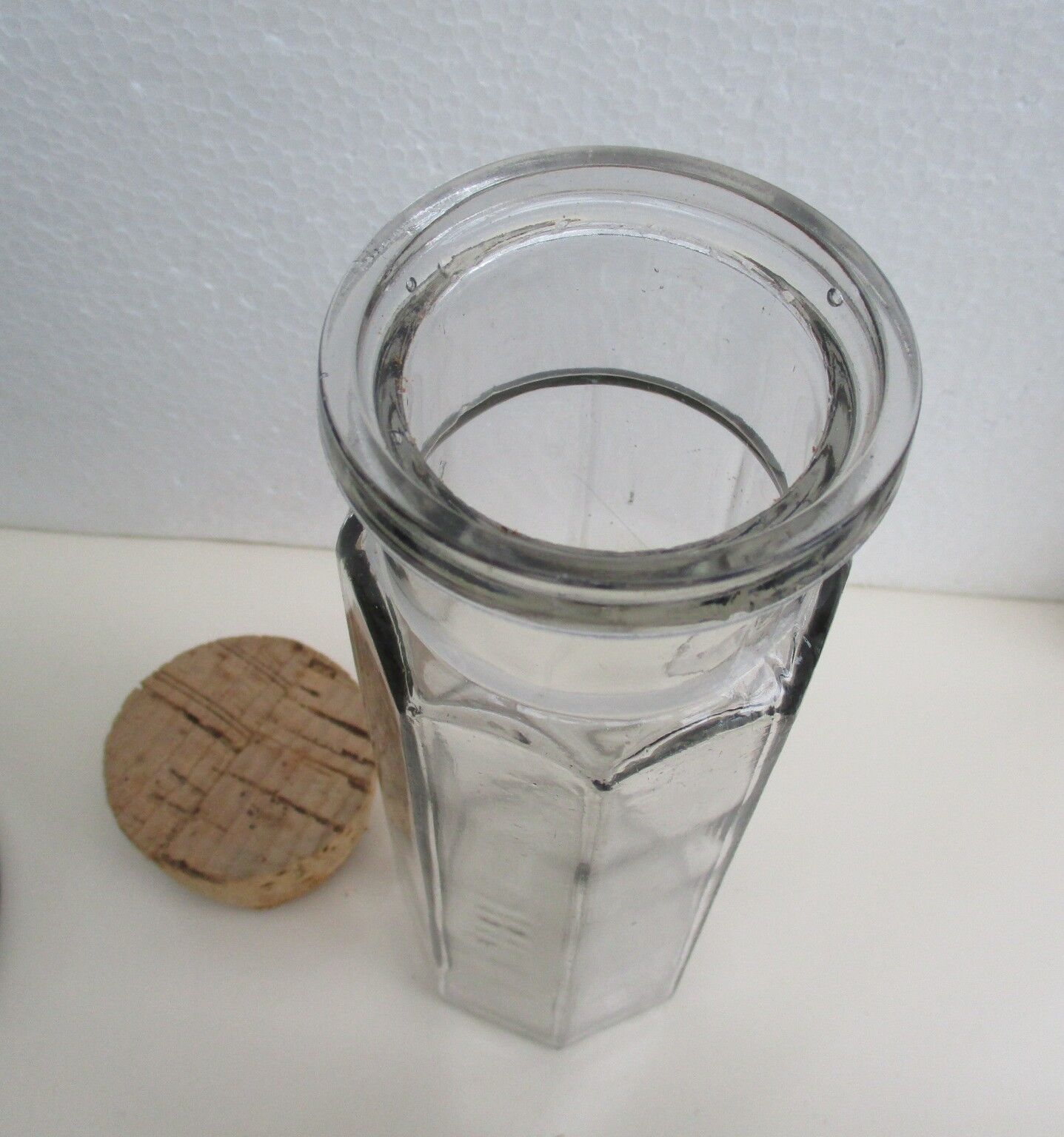 Old glass jars