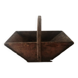 Harvest basket in wood