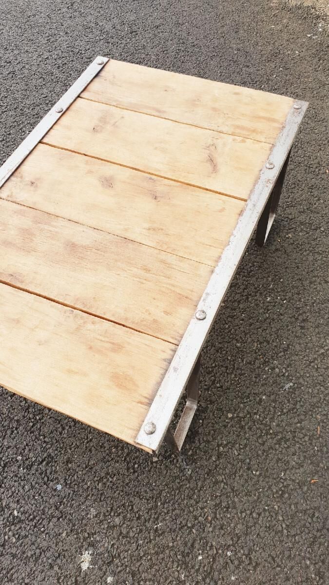 Industrial coffee table