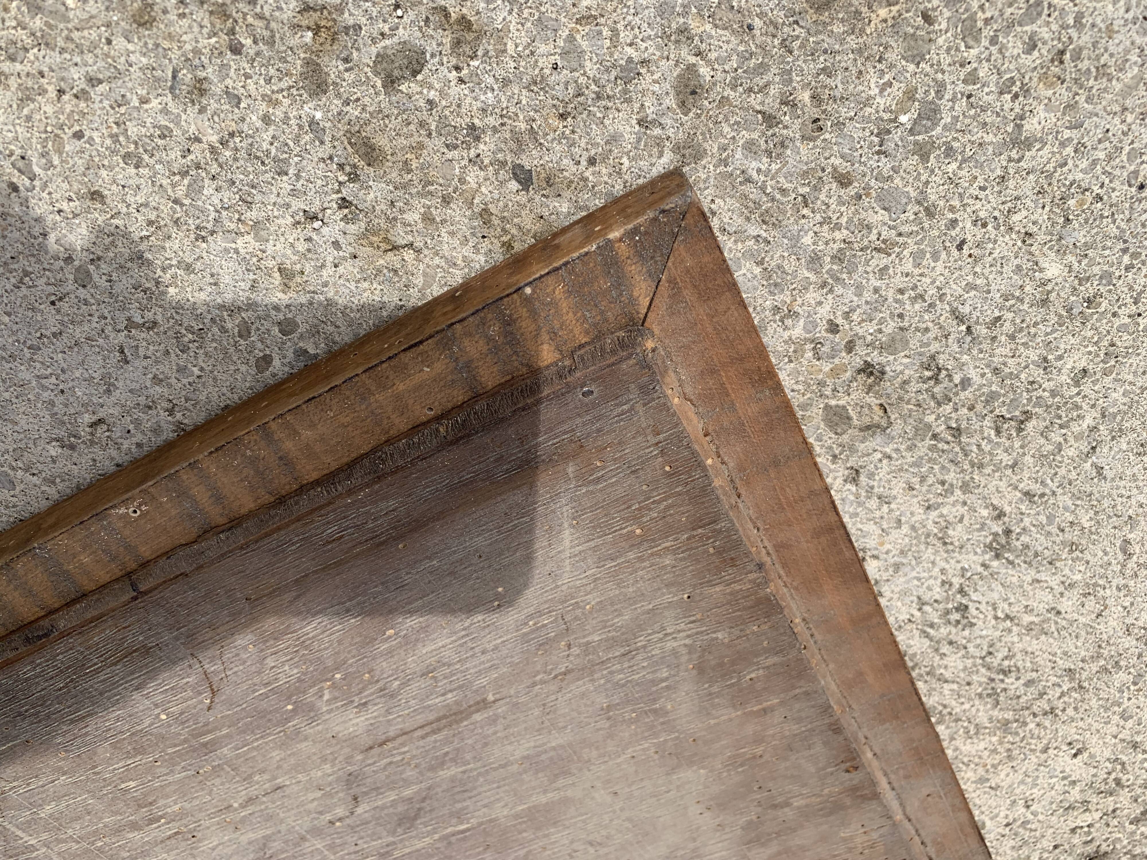 Old Art Deco mirror 38x36cm