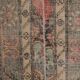 Vintage Turkish hallway rug 52x712 cm