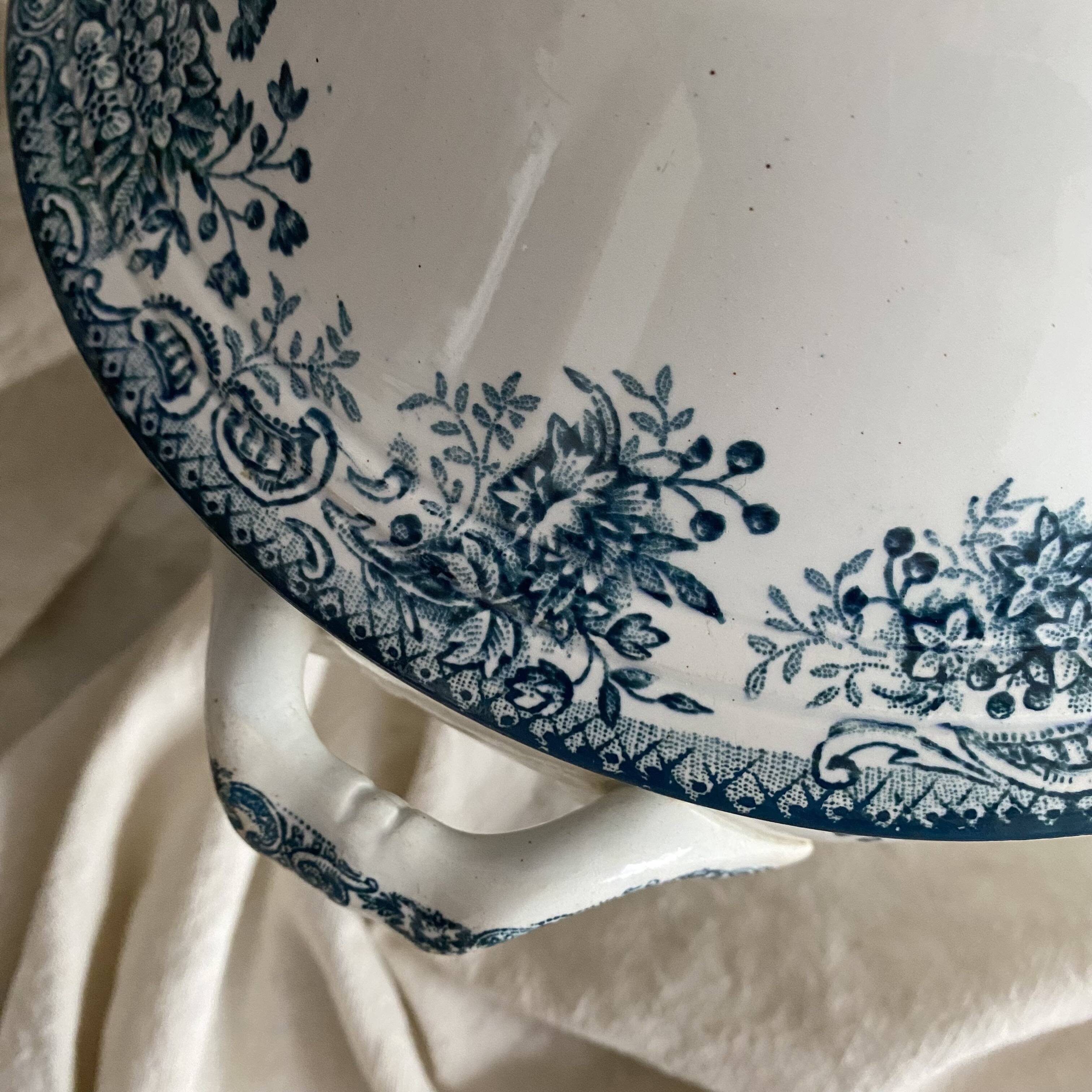 Ironware soup tureen "Printania" Ste Amandinoise