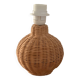 Pied de lampe en rotin