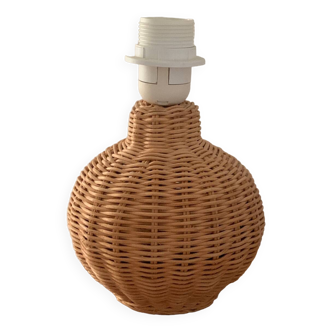 Rattan lamp base
