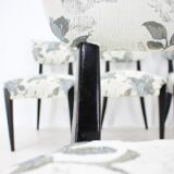 4 1950s Jindrich Halabala dining chairs,Czechoslovakia
