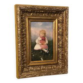 Oil on panel
