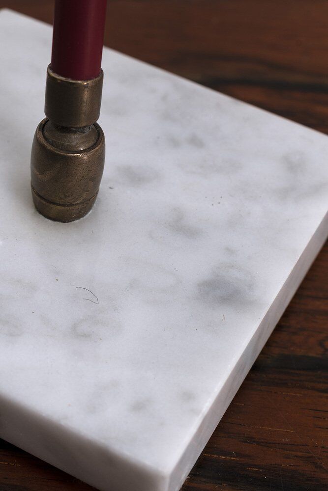 Desk Lamp with Marble Base