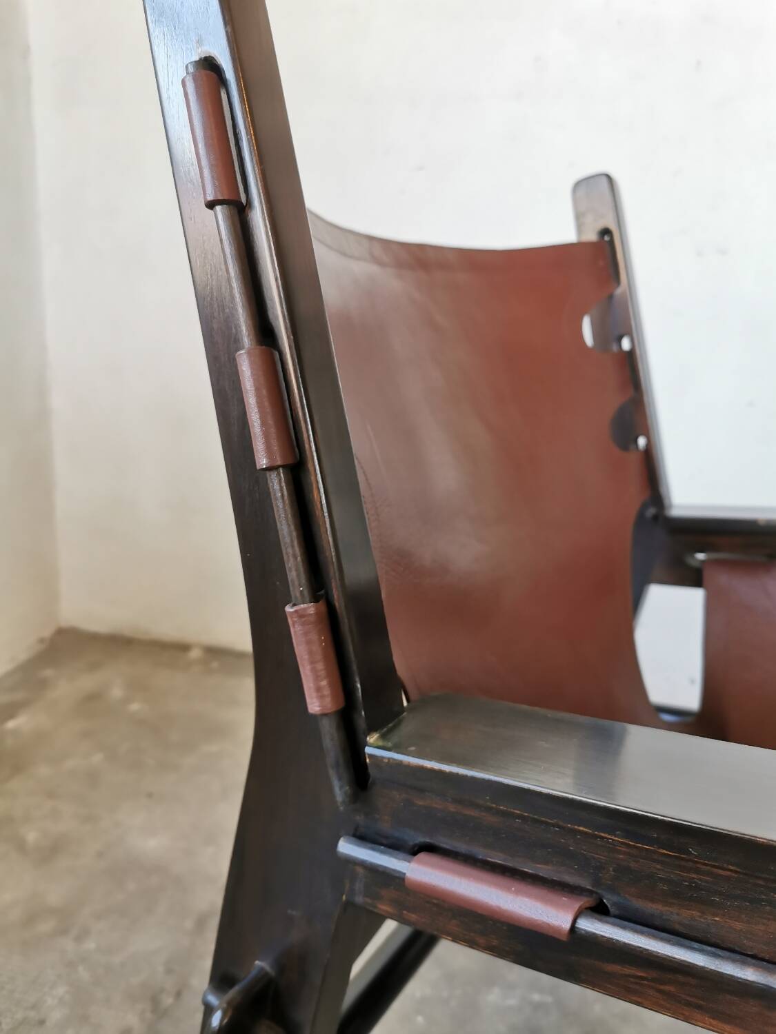 Brutalist rocking chair