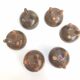 Set 6 bols tripodes terre cuite forme anthropomorphe