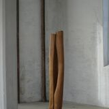 Large Wooden Sculpture "Joy" by Ole Wettergren, Modern Danish, 1980s