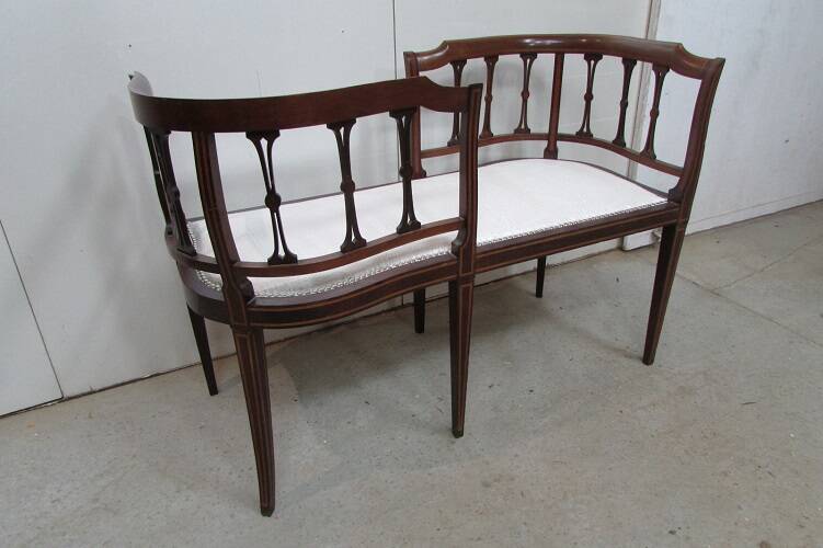 Art Nouveau Confidential Bench