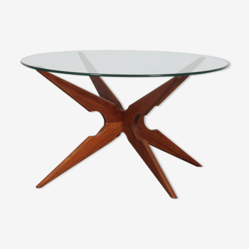 Table basse scandinave en teck éditée par Sika Mobler, 1960
