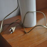 Vintage stoneware bottle lamp