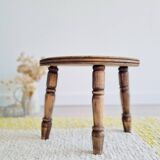 Wooden tripod plant holder