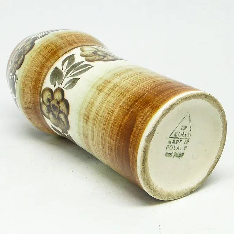 Folk ceramic vase, ceramics, Poland, 1970s