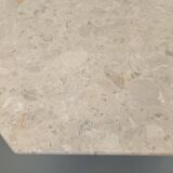 Vintage 70s 80s Octagonal Marble Dining Table
