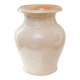 Vase en céramique beige de studio par Matthias Jäkel Naunhof, années 1980, fait à la main