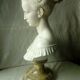 Bust of Josephine de Beauharnais in marble powder, marble base, A.Giannelli