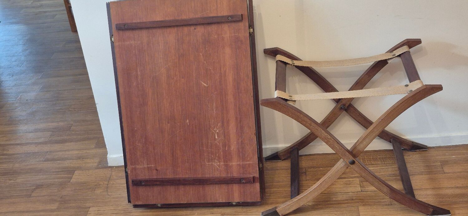 Mahogany marine table