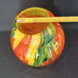 Art deco vase in multi-layered glass.