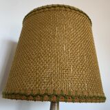 Stoneware lamp - rope lampshade