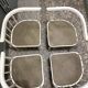 Set of 4 stackable Thonet chairs vintage 60s/70s