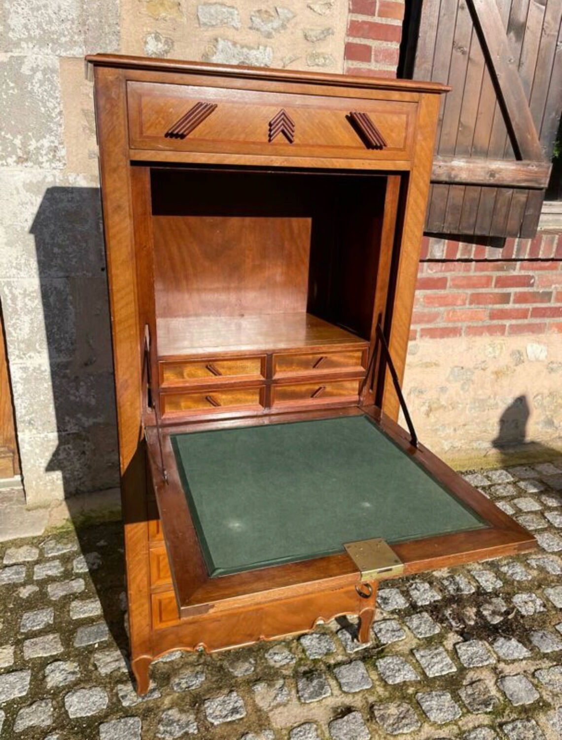 Vintage wooden secretary