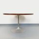 Vintage round tulip dining table by Dieter Wackerlin