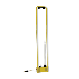 Yellow floor lamp by Gian N. Gigante for Zerbetto, 1980