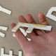 Set of 11 small old sign letters