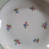 6 opaque porcelain soup plates 1940s