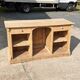 Antique pine counter
