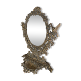 Psyche mirror in brass