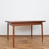 Mid-century danish teak extendable dining table, 1960s