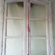 Old glass door