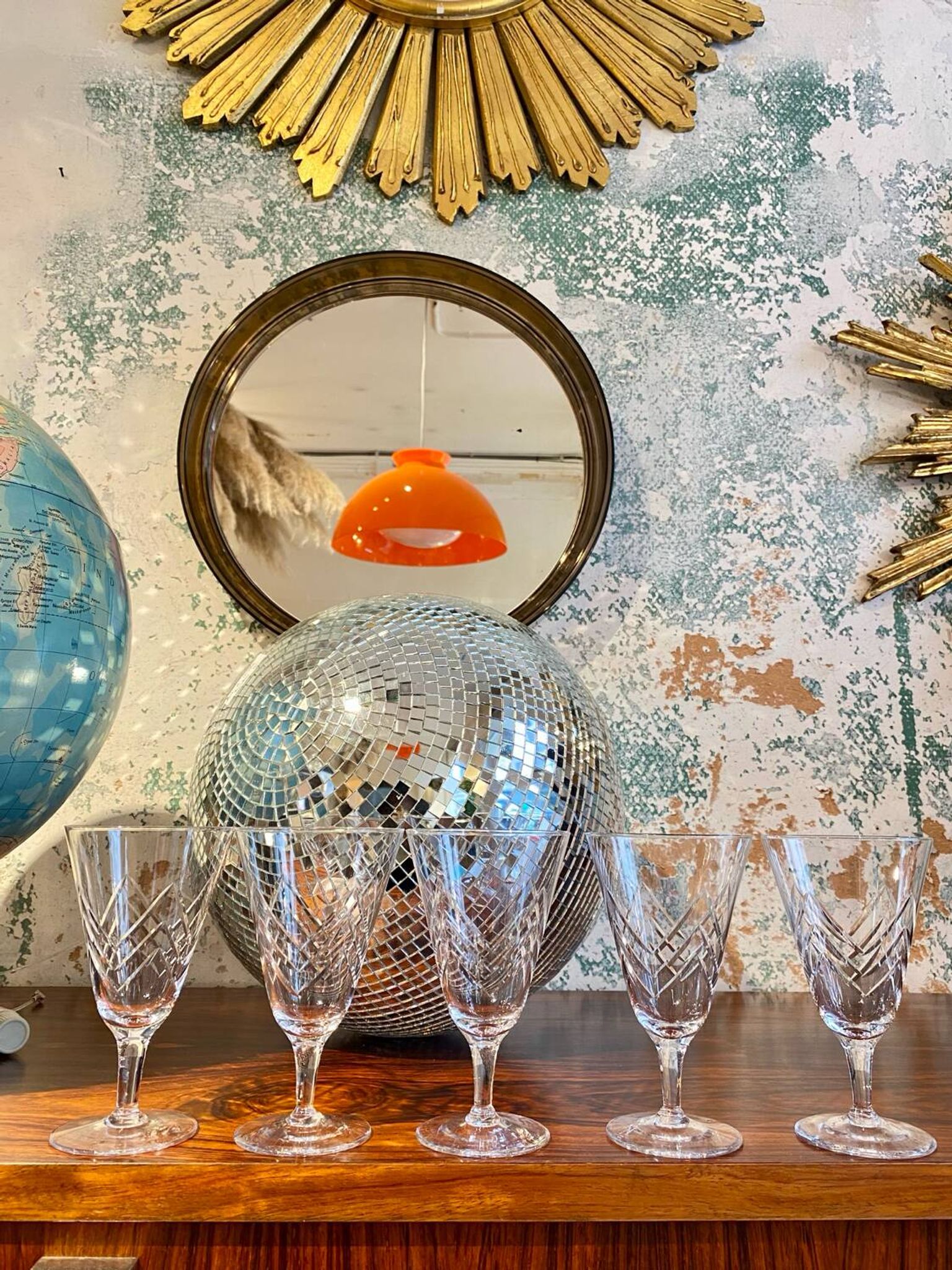 Lot de 6 verres à vin verrerie de Doyen
