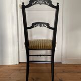Série de 3 chaises anciennes Napoléon III