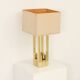 Large brass table lamp Lumica, Spain, 1970s