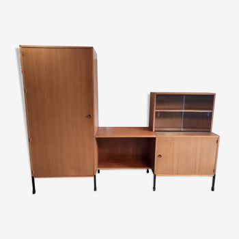 A.R.P. asymmetric storage furniture for Minvielle - 50/60s