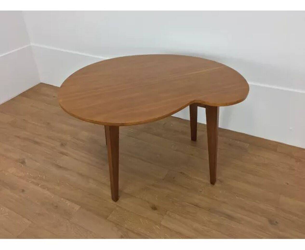 "Bean" side table in wood, 1960s
