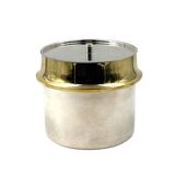 Hollywood regency gold Ice Bucket, Italy ca. 1980s